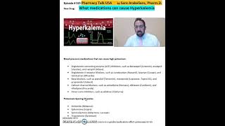 What medications can cause Hyperkalemia [upl. by Ailb721]