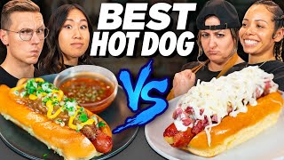 Who Makes The Best Hot Dog And Announcing Our PopUp Restaurant [upl. by Lenee590]