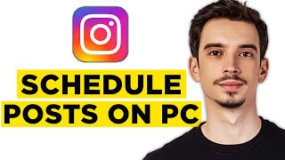 How to Schedule Instagram Posts on PC 2024 [upl. by Yereffej]