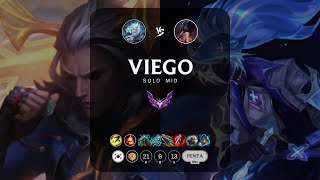 Viego Mid vs Akali  KR Master Patch 142 [upl. by Edmond]