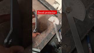 How to Use a Bevel Protector 📐📏🧐technology engineering skills viral mechanical trending [upl. by Dronski309]