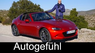 Mazda MX5 RF Miata Fastback FULL REVIEW test driven new ND hardtop 20182017 neu [upl. by Ryder555]