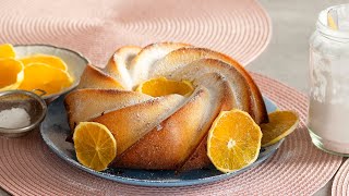 Orange Cake Super Moist  Kuglof [upl. by Grissom]