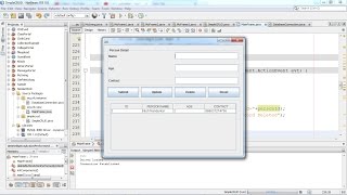 2 Insert Update Delete Select CRUD OPERATION USING JAVA JDBC Connection [upl. by Eryn879]