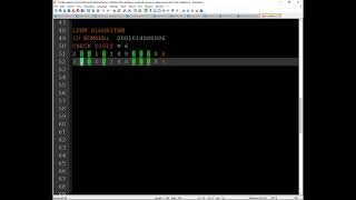 Validating SA ID Number using Luhn Algorithm [upl. by Rtoip916]