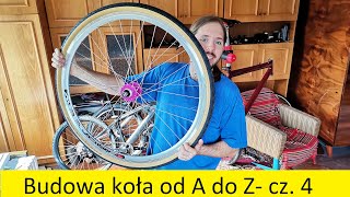 budowa koła rowerowego od A do Z cz4 centrowanie koła [upl. by Stevena747]