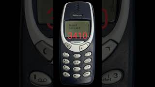 رنة الهاتف المشهور نوكيا ٣٤١٠ هواتف الزمن الجميل موبايل جوال نغمات nokia 3410 Ringtone Sonnerie [upl. by Dreddy]