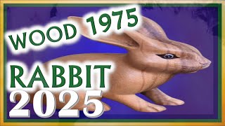 ✪ Rabbit Horoscope 2025  Wood Rabbit 1975  February 11 1975 to January 30 1976 [upl. by Bashemeth]