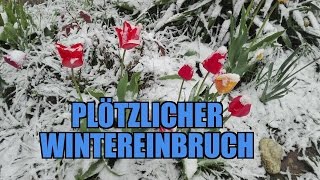 Plötzlicher Wintereinbruch am Ostermontag 17042017 [upl. by Derrek]