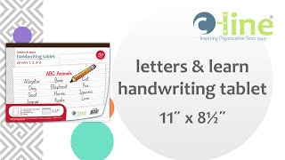 Letters amp Learn Handwriting Tablet  CLine Products  23100 [upl. by Ecyt]