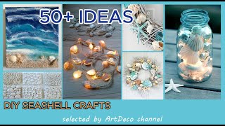 50 DIY SHELL DECOR IDEAS CRAFTScraftsdecorationdiyideas [upl. by Rae602]