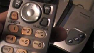 Panasonic 58Ghz Cordless Phone [upl. by Arod]