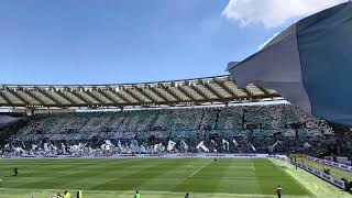 LazioEmpoli 20 la coreografia della Tribuna Tevere [upl. by Wilek932]