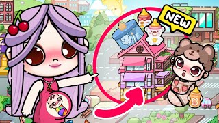 NEW BABY HOUSE IN AVATAR WORLD 👶🏻🍼🏠  Pazu  Toca Life World  Toca Boca [upl. by Nosyerg]