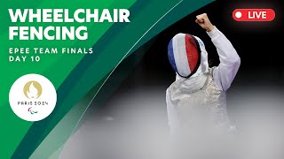 Wheelchair Fencing  Epee Team Finals  Day 10 [upl. by Nicola]