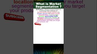 What Is Market Segmentation [upl. by Goles]