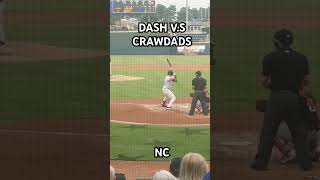 Dash VS Crawdads shorts baseball travel winstonsalemnc dash crawdads [upl. by Lail]