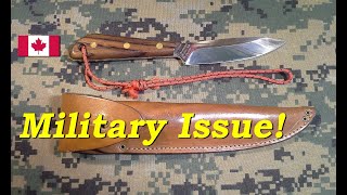 Canadian Military Issue Knife GrohmannRussell BoatBelt Knife [upl. by Notse]