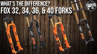 Fox 32 34 36 and 40 ForksWhats the Difference [upl. by Llib]