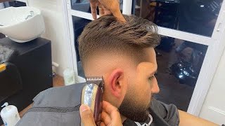 COMO FAZER DEGRADE RAPIDO EM CABELO LISO 🚀✂️💈 rápido e fácil [upl. by Vanden32]