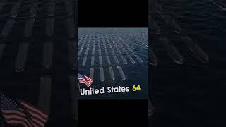 US vs China Naval force 2024 [upl. by Annawahs]