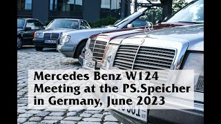 Mercedes Benz W124 meeting at the PSSpeicher Museum in EinbeckGermany June 2023 [upl. by Cheri156]