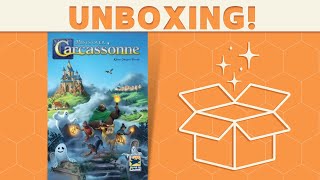 Mists over Carcassonne  Unboxing Ghost Meeples [upl. by Kenlay410]