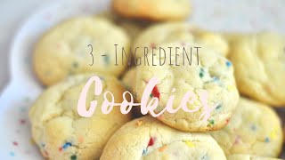 3 Ingredient CakeMix Cookie Recipe [upl. by Hniv]