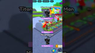 I got new Titan microphone man ttd toilettowerdefense roblox skibiditoilet edit [upl. by Kcirdet865]