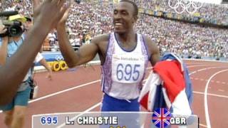 Linford Christie wins 100m Gold  Barcelona 1992 Olympics [upl. by Golda]