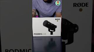 RØDE  PodMic USB  Versatile Dynamic Broadcast Microphone unboxing rode streamer podcast [upl. by Wells]