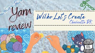 Yarn Review  Wilko Lets Create Chainette DK [upl. by Uliram]