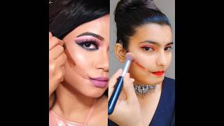 I thied viral cello tape contour hack contour makeuphacks makeup viralhacks beautyhacks shorts [upl. by Stockmon]