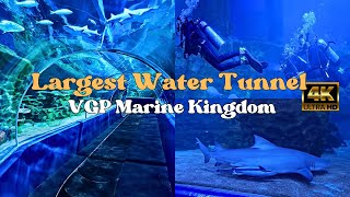 VGP Marine Kingdom Chennai Full Tour Indias 1st amp Biggest Walkthrough TunnelMust Visit in Chennai [upl. by Blankenship]