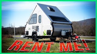 Available To Rent Aliner Ranger 12 AFrame Travel Trailer Tour  Beckleys RVs [upl. by Eerhs]