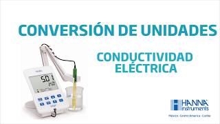 Conversión de unidades de Conductividad Eléctrica [upl. by Zigrang]