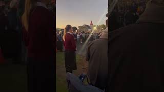 Nikau Grace sings Australian anthem in indigenous Gadigal language [upl. by Verda882]