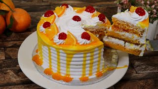 Bakery Style Orange Cake 😍 Recipe By Chef Maria  Best Orange Cake Step By Step Recipe [upl. by Ross]