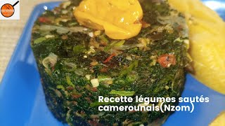 Recette légumes sautésNzom [upl. by Notlil688]