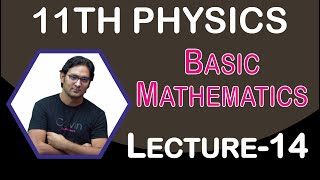 BASIC MATH PHYSICS LECT14 [upl. by Persse]