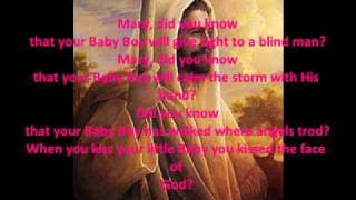 Mary Did You Know lyrics [upl. by Gittel]