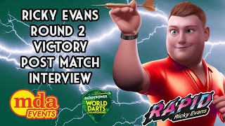 Rapid Ricky Evans Post Round 2 Interview [upl. by Nagear]