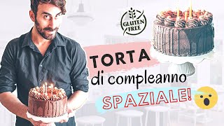 La nostra TORTA DI COMPLEANNO al RUM E CIOCCOLATO » SENZA GLUTINE e LATTICINI  FACILE da preparare [upl. by Aihsitan194]