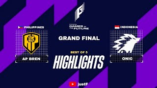 AP BREN vs ONIC HIGHLIGHTS  GRAND FINAL GAMES OF THE FUTURE [upl. by Treborsemaj912]