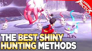 The BEST Shiny Hunting Methods in Pokemon Legends Arceus V10  V102 [upl. by Akere]