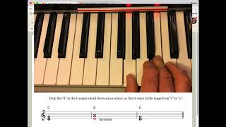 How to play chords in a oneoctave range Lesson 5 [upl. by Brandise]