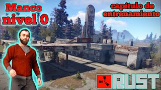 Mi primera vez jugando Rust Oficial y me convertiré en un tryhard 🔥  Primer día [upl. by Annerb]