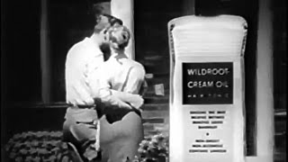 Wildroot Hair Cream Oil 1960s TV Commercial HD [upl. by Nollid]