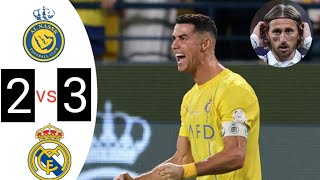 Al Nassr vs Real Madrid 41 Hala Ronaldo All Goals amp Extended Highlights [upl. by Baras]