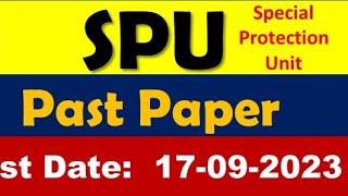 SPU today past paper 17092023 solved  conducted by STS [upl. by Kerr]